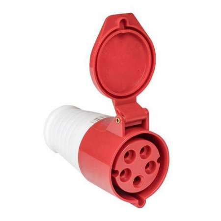 Розетка кабельная 32А 3Р+N+Е IP44 переносная 380В ps-225-32-380 EKF