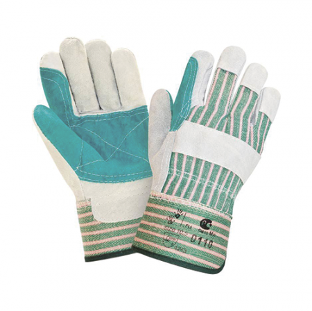 Перчатки спилковые (комбинированные)
