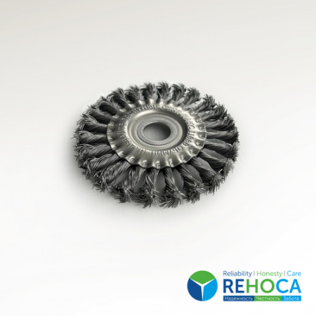 Щетка дисковая для УШМ 125х22 мм REHOCA